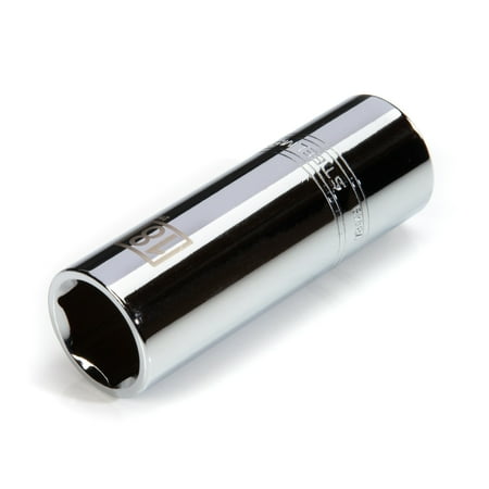 STEELMAN PRO 1/2-Inch Drive x 18mm Deep 6-Point Socket, 78449
