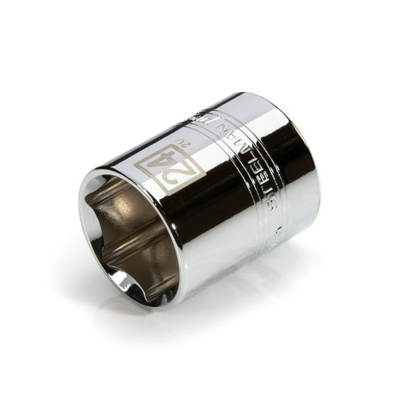 STEELMAN PRO 1/2-Inch Drive x 24mm Shallow 6-Point Metric Socket, 78321