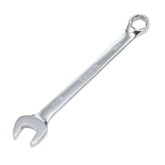 STEELMAN PRO 11/16-Inch Combination Wrench with 6-Point Box End, 78356
