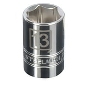 STEELMAN PRO 3/8-Inch Drive 13mm Shallow 6-Point Socket, 78196