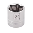 thumbnail image 1 of STEELMAN PRO 3/8-Inch Drive x 21mm 6-Point Socket, 78527, 1 of 1
