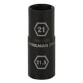thumbnail image 1 of STEELMAN PRO 60230 1/2-Inch Drive 6-Point Thin Wall 21mm x 21.5mm Impact Flip Socket, 1 of 2