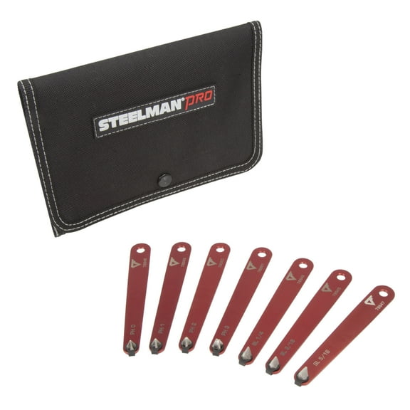 STEELMAN PRO 78944 7-Piece Diamond Tipped Low Profile Screwdriver Set