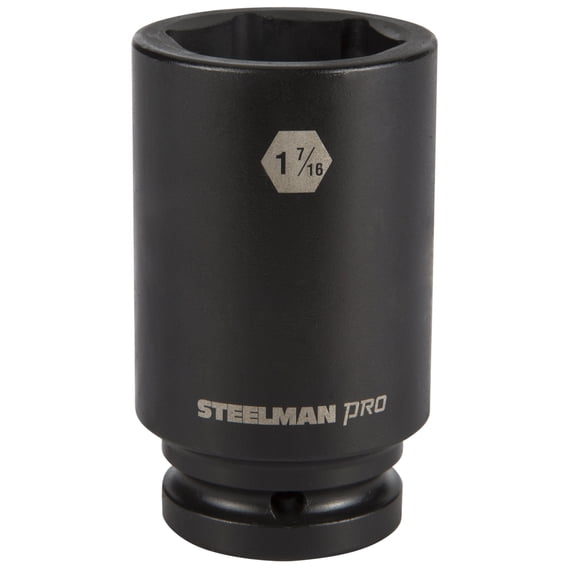 STEELMAN PRO 79271 3/4-Inch Drive x 1-7/16-Inch 6-Point Deep Impact Socket
