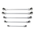 thumbnail image 1 of STEELMAN PRO 96746 Flexible Double Box-End Deep Universal Spline Reversible Ratcheting Wrench Set, 5-Piece Metric, 1 of 6