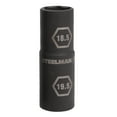 thumbnail image 1 of STEELMAN PRO 97025 1/2-Inch Drive 6-Point Thin Wall 18.5mm x 19.5mm Impact Flip Socket, 1 of 2