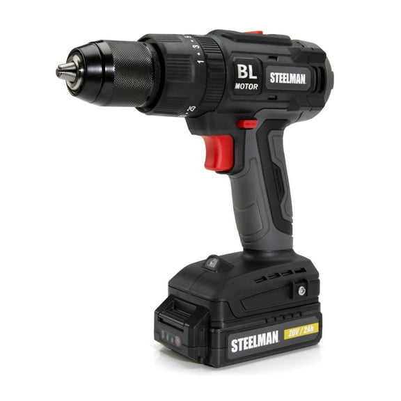 STEELMAN STL-CDL-20V Cordless Drill w 2Ah battery, charger, 60956