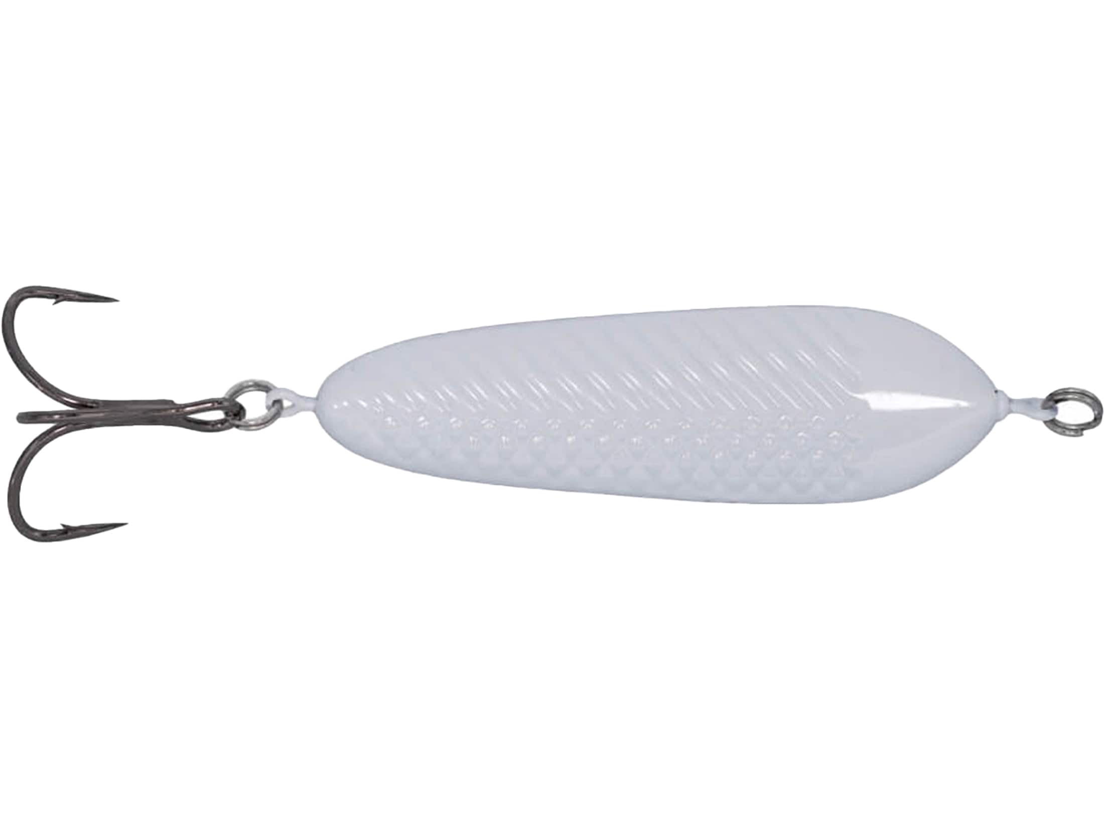 blank white spoon fishing lure Lures Minnow UPM6725 inch 1/3 oz  wLure bluefish and more. Super Slim Dirty White Boy