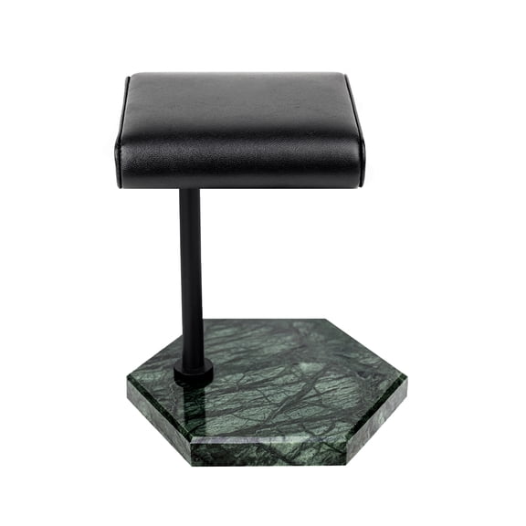 STEELTIME Deluxe Vegan Leather Handcrafted Padded Watch Holder Stand