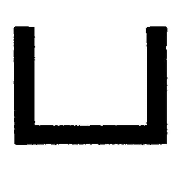 STEELWORKS BOLTMASTER 11380 Aluminium Trim Channel, 1/2 x 48"