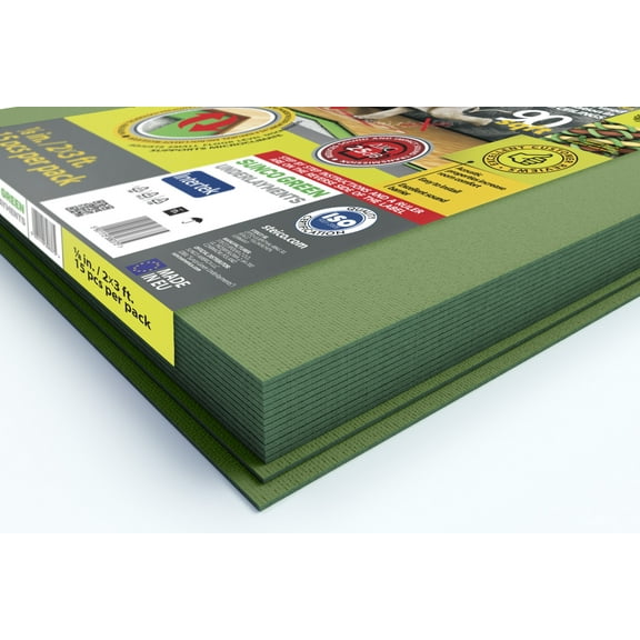 STEICO 3 mm 1/8 Inch Wood Fiber Flooring Underlayment for Laminate Vinyl LVT LVP Hardwood Floor 90 SqFt Natural Sound Insulation Barrier
