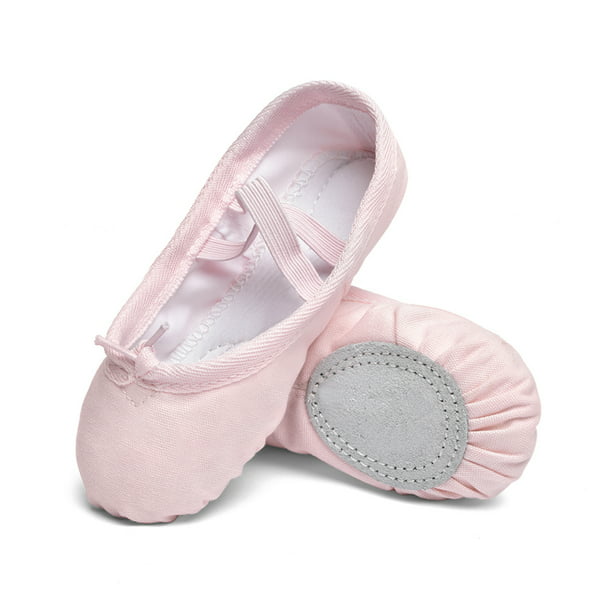 STELLE Canvas Ballet Shoes Spit Dance Slippers Flats Yoga Adjustable ...