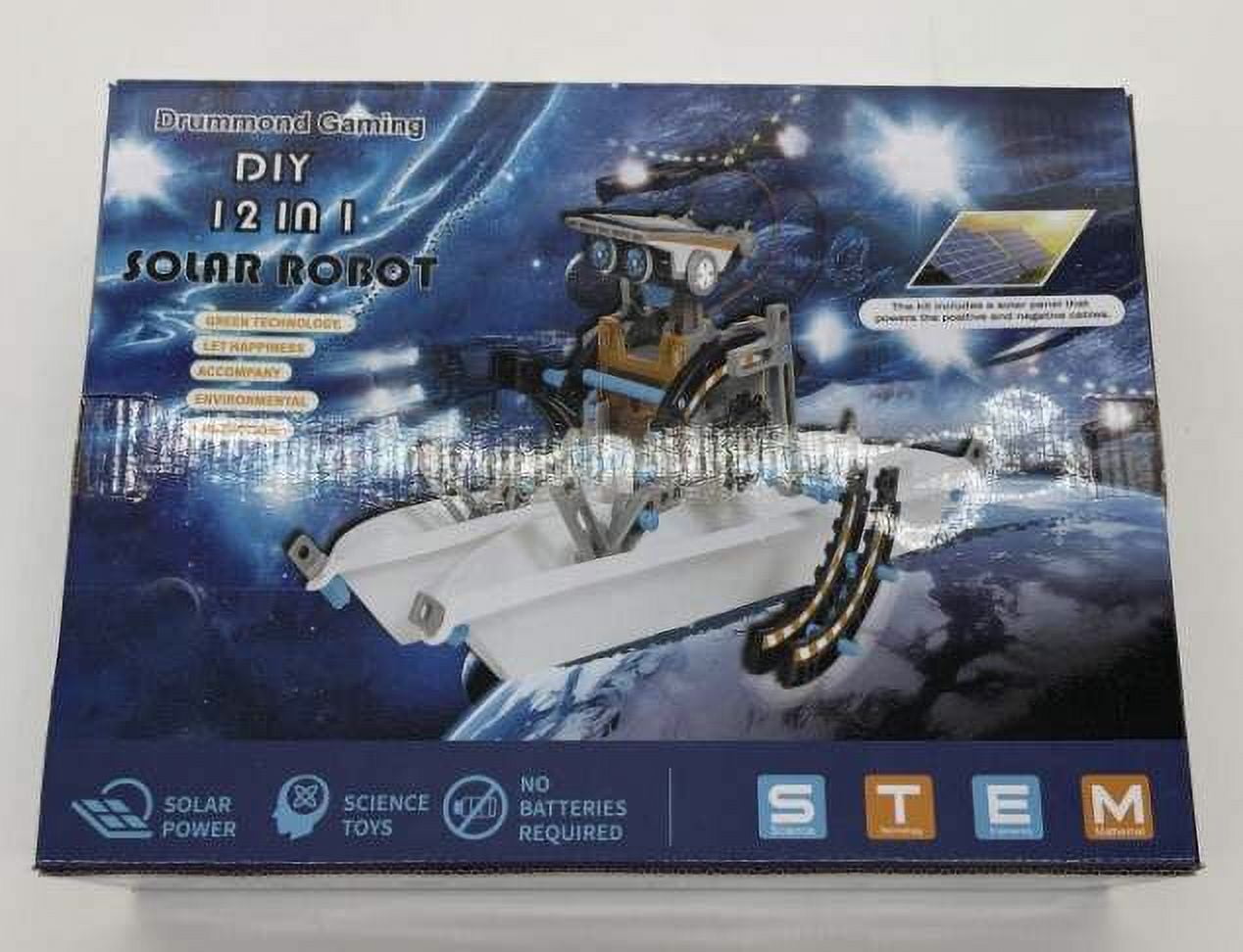 STEM 12-in-1 Solar Robot DIY Science Kit - Suitable for Kids Aged 12 ...