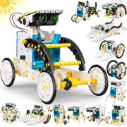 STEM 13-in-1 Education Solar Power Robots Toy for Boys Age 8-12, DIY Educational Toy Science Kits for Kids, Building Experiment Robotics Set Birthday Gifts for 8 9 10 11 12 Years Old Boys Girls Teens