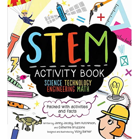 Pre-Owned STEM Activity Book: Science Technology Engineering Math: Packed with Activities and Facts (STEM Starters for Kids) Paperback