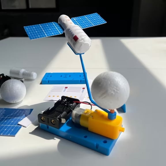 STEM Building Kits for DIY Orbital Satellites - 3D Science Project for Teens & Adults Ages 14+ - Hands-On Space Exploration Model Set