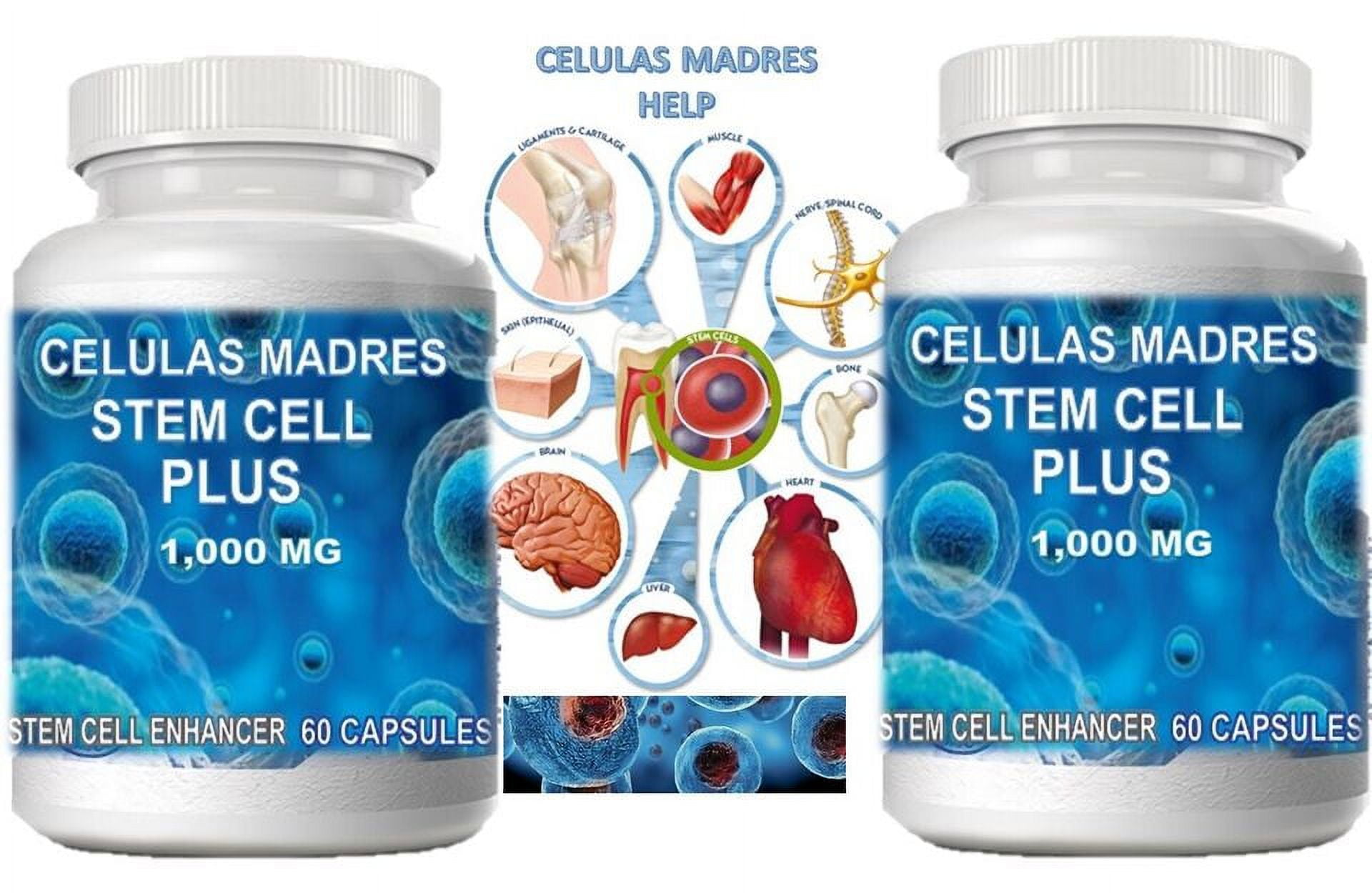 Cell Enhancer By Health Energy Longevity Llc STEM CELL ENHANCER 1000 Mg REGENEX CELULAS MADRES 120 Capsules