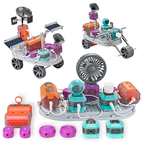 STEM Circuit Building Kit with 110 Projects, Electronic Engineering Science Toy for Kids Boys Girls Ages 8-12, 201 Pcs