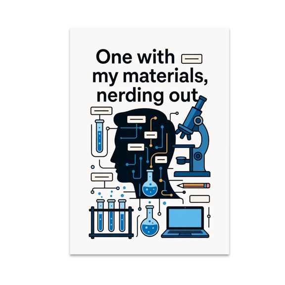 STEM Education Art - Science Enthusiast - 13x19 Poster Print