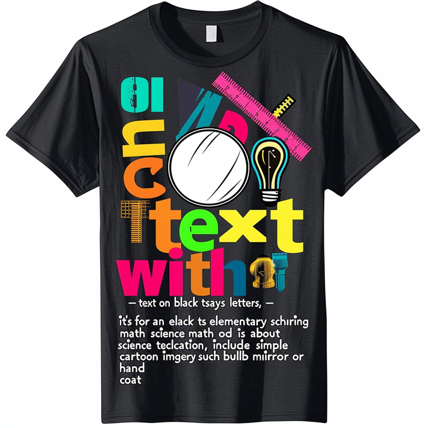 STEM Explorers Fun and educational black tshirt for elementary school