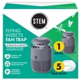 thumbnail image 1 of STEM Flying Insect Fan Trap for Indoor Bug Control, Plug-In Fan with UV Light, Starter Kit Includes 1 Device and 5 Glue Traps, 1 of 15