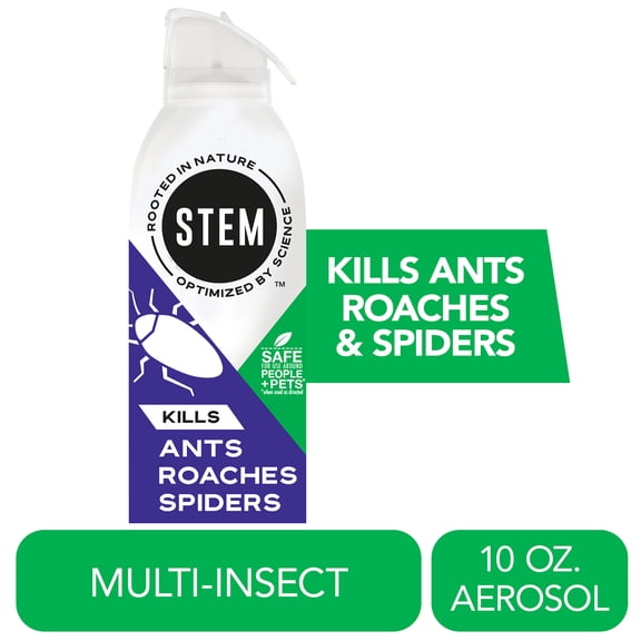 STEM Indoor and Outdoor Ants, Roaches and Spiders Insect Killer Bug Spray, 10 oz