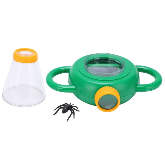 STEM-Inspired Nature Exploration Kit, Magnifying Insect Box, Humanely Catch Specimens, Ideal for Outdoor Adventures (Green)