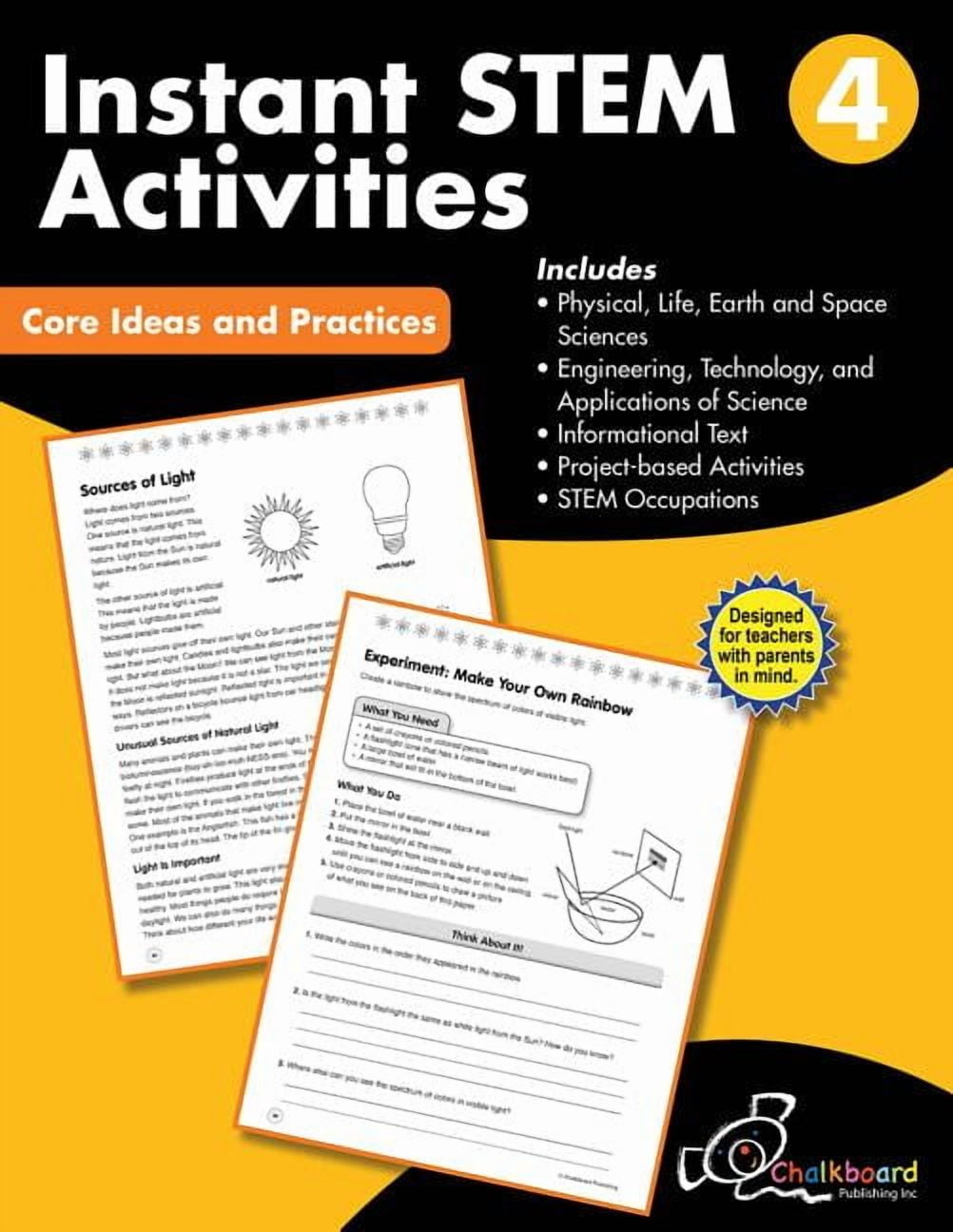 Chalkboard Publishing Workbooks Instant STEM Activities Grade 4 ...