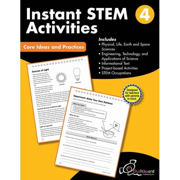 Chalkboard Publishing Workbooks Instant STEM Activities Grade 4, (Paperback)