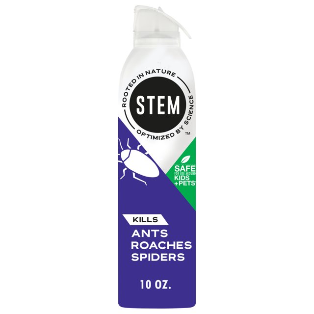 STEM Kills Indoor and Outdoor Ants Roaches and Spiders Killer Spray, 10