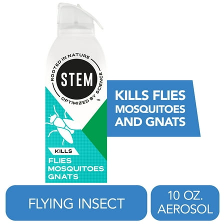 STEM Kills Indoor and Outdoor Flies Mosquitoes and Gnats Insect Killer Bug Spray, 10 oz