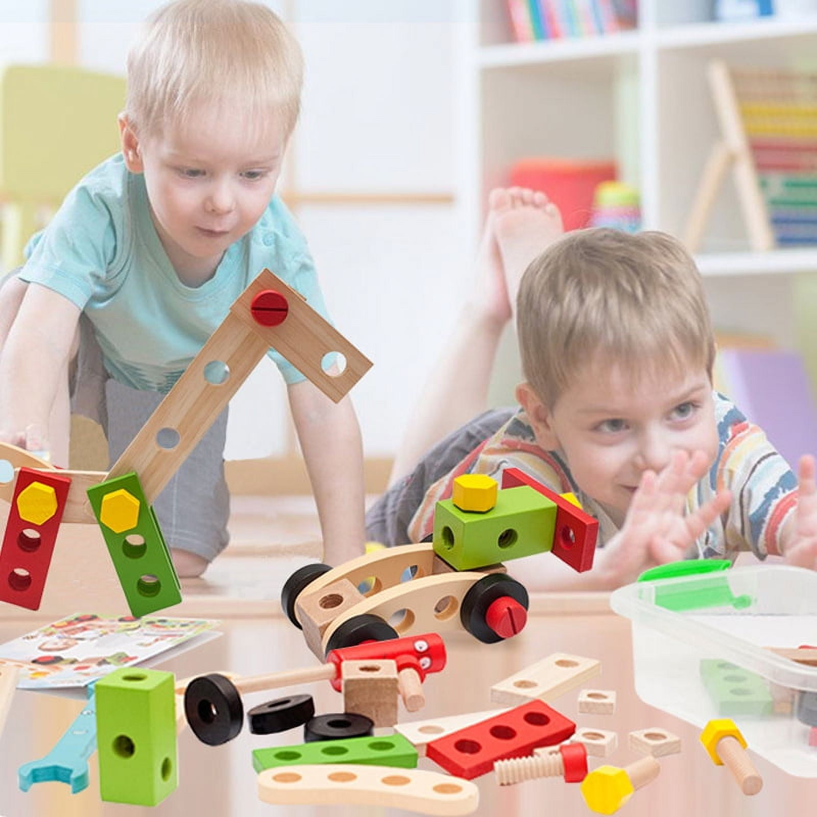 STEM Learning Original Educational Construction Engineering Building Blocks Set for 3 4 and 5 Year Old Boys Girls Creative Fun Kit Best Toy Gift for Kids Ages 3yr 6yr Walmart Business Supplies