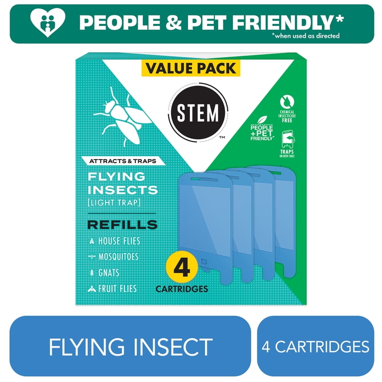 Stem, Light Trap Refills, 4 Count, Fly and Bug Killer - Walmart.com Stem, Light Trap Refills, 4 Count, Fly and Bug Killer - Walmart.com