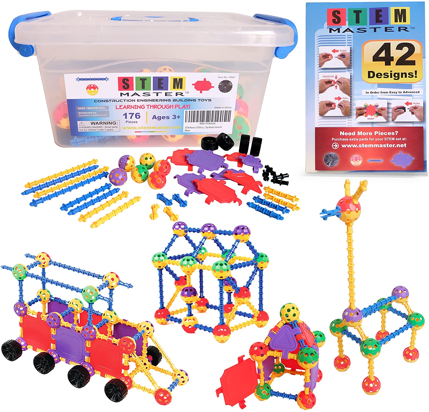 STEM Master Building Blocks Educational Toys Ages 4-8 STEM Toys