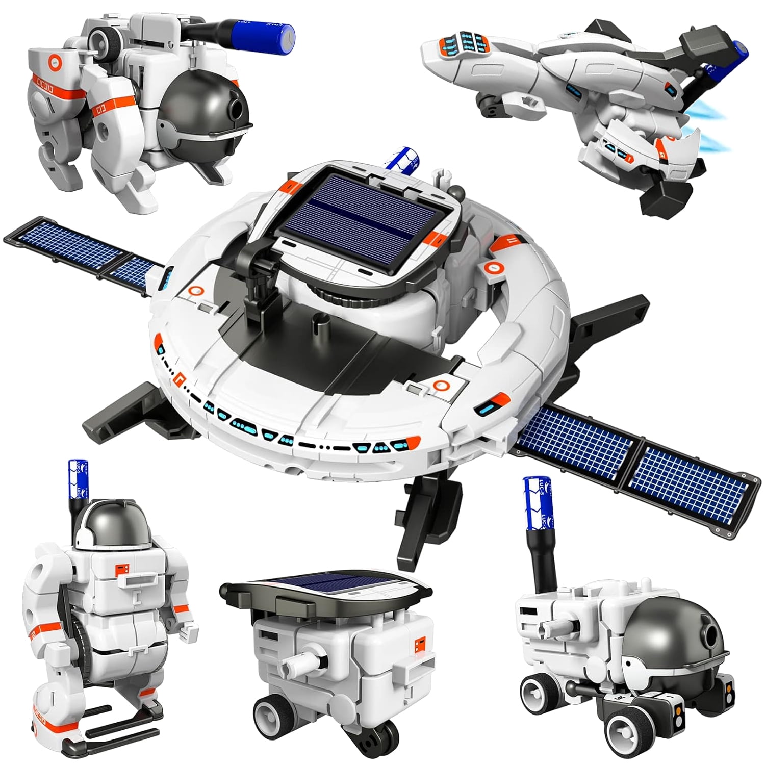 6-in-1 Solar Robot Science Kit for Kids, DIY Kuwait Ubuy