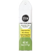 STEM Repels Mosquitoes And Ticks, Mosquito Repellent and Tick Spray, Picaridin Bug Spray, Fragrance-Free, 6 oz