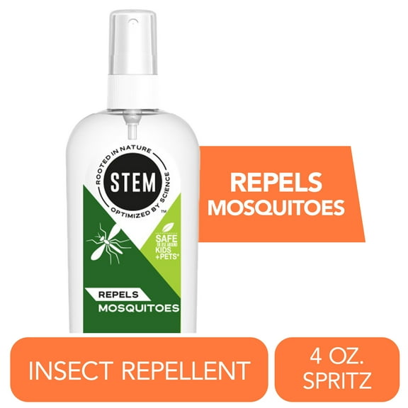 STEM Repels Mosquitoes, Insect Repellent Spray with Essential Oil, 4 fl oz