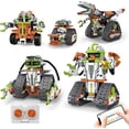 thumbnail image 1 of STEM Robot Building Kit with Remote Control for Boys Age 14+, Coding Robotic Technic Toys Birthday Gifts for Kids, 5 in 1 Science Kit Robotic Models with 539 Pieces, 1 of 8