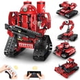 thumbnail image 1 of STEM Robot Toys for Kids Ages 8-14, 5-in-1 Remote Control and APP Programmable Robot Toys - 495 Pcs DIY Building Science Educational Kit, Building Block Birthday Present for Teen Boys Girls, 1 of 7