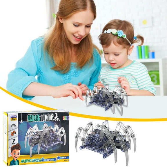 STEM Robotics Kit, Ki-ds Building Toys Ages 8-12 - Motorized Mechanical Robot Model, 3D Puzzle Engineering Science Kit, DIY Educational Learning Gift for Bo-ys & Gi-rls