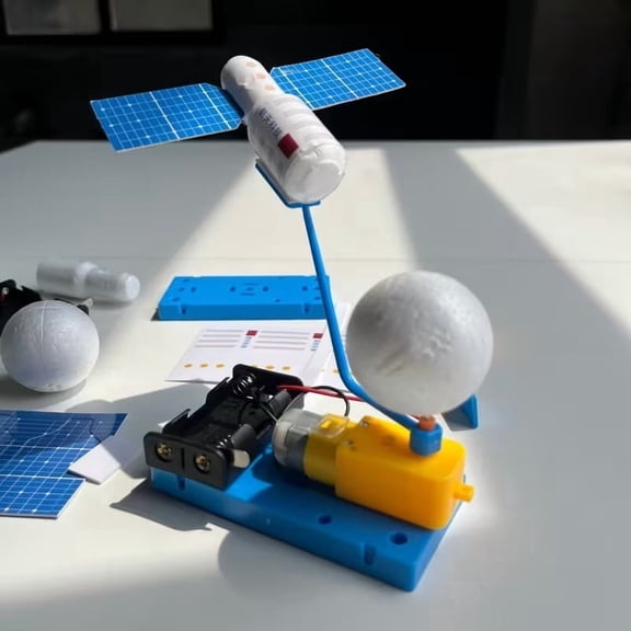STEM Satellite Building Kit for Teens 14+ DIY 3D Space Model