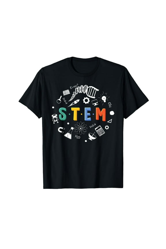 STEM Science Technology Engineering Math School Teacher Kids T-Shirt