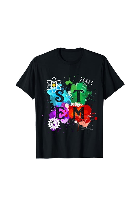 STEM Science Technology Engineering Math Teacher Gift T-Shirt