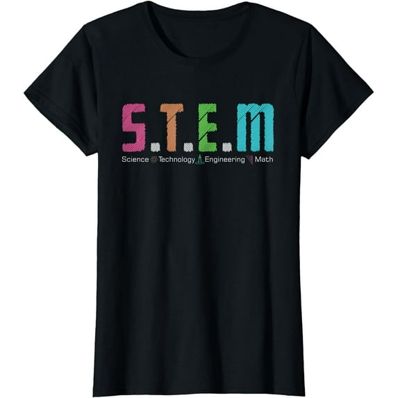 STEM Science Technology Engineering Math Teacher Gift T-Shirt