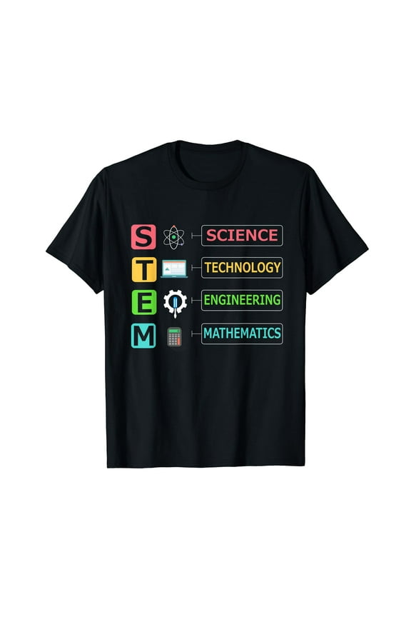 STEM Science Technology Engineering Math Teacher Gift T-Shirt
