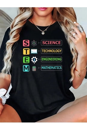 STEM Science Technology Engineering Math Teacher Gift T-Shirt
