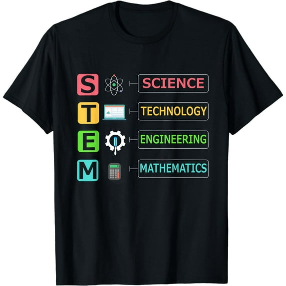 STEM Science Technology Engineering Math Teacher Gift T-Shirt