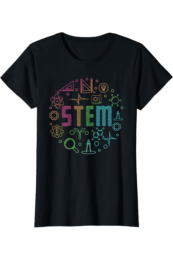 STEM Science Technology Engineering Math Teacher Gifts T-Shirt