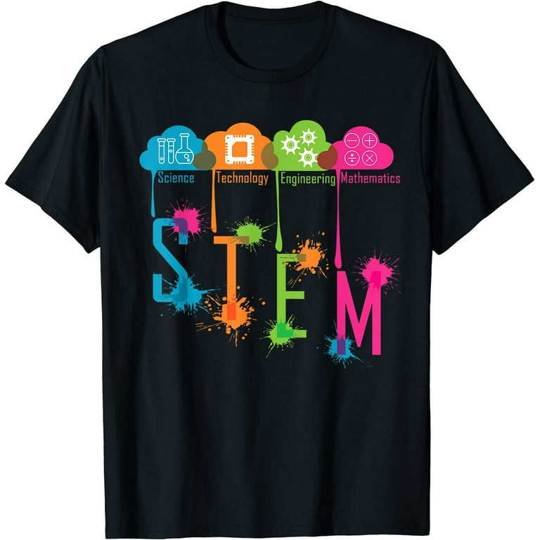 Stem T-Shirt: Science Technology Engineering Math School Tee Stem T-Shirt: Science Technology Engineering Math School Tee