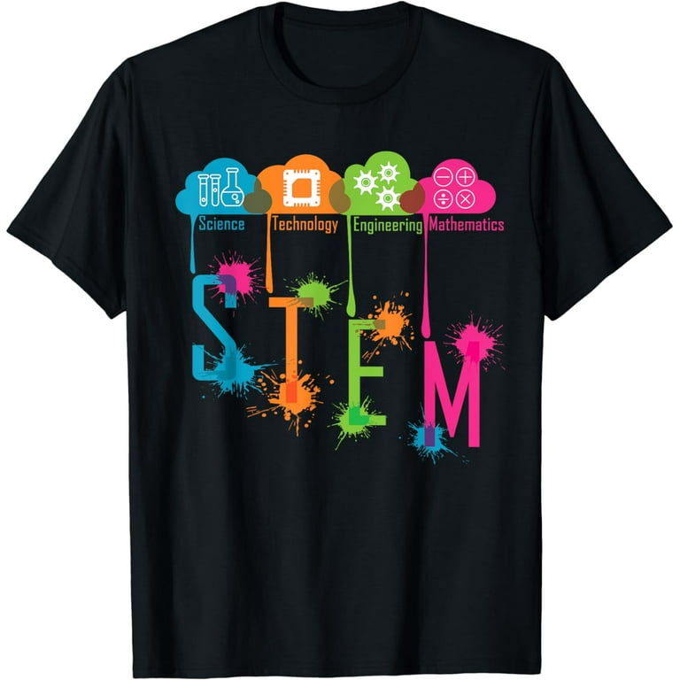 Stem T-Shirt: Science Technology Engineering Math School Tee Stem T-Shirt: Science Technology Engineering Math School Tee